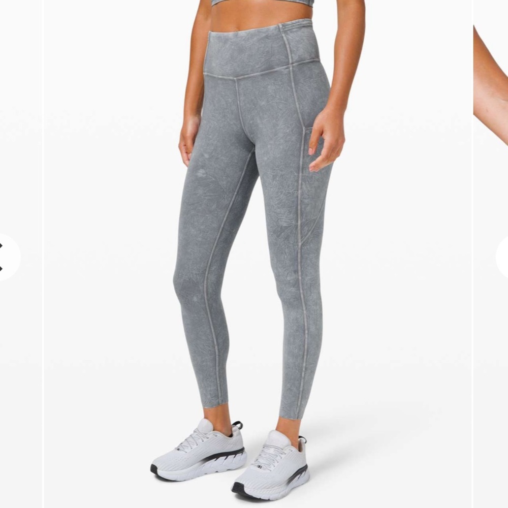lululemon athletica Grey High-Rise Leggings